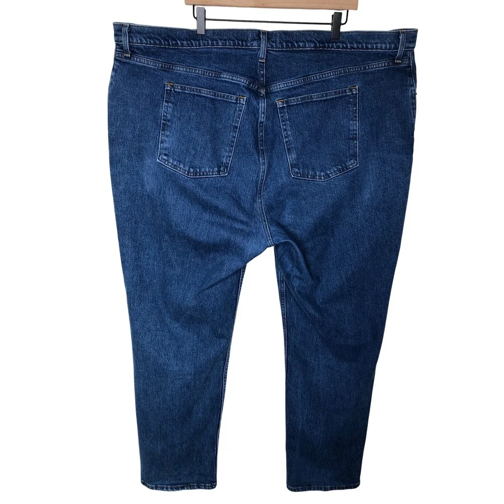 Abercrombie Fitch 90's Straight Ultra High Rise Mid Wash Denim‎ Jeans W50 L31